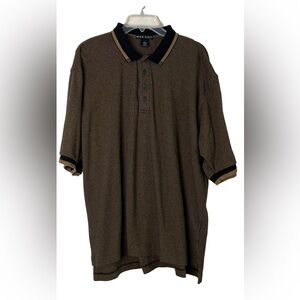 Nike Men's Polo Y2K Golf Dark Brown Earth tone Shirt SZ XL TG